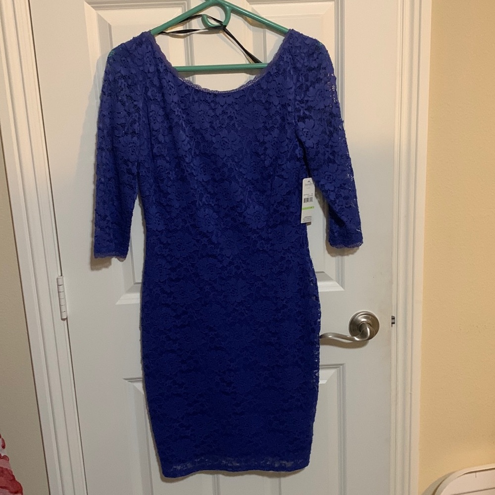 Royal blue lace Dress